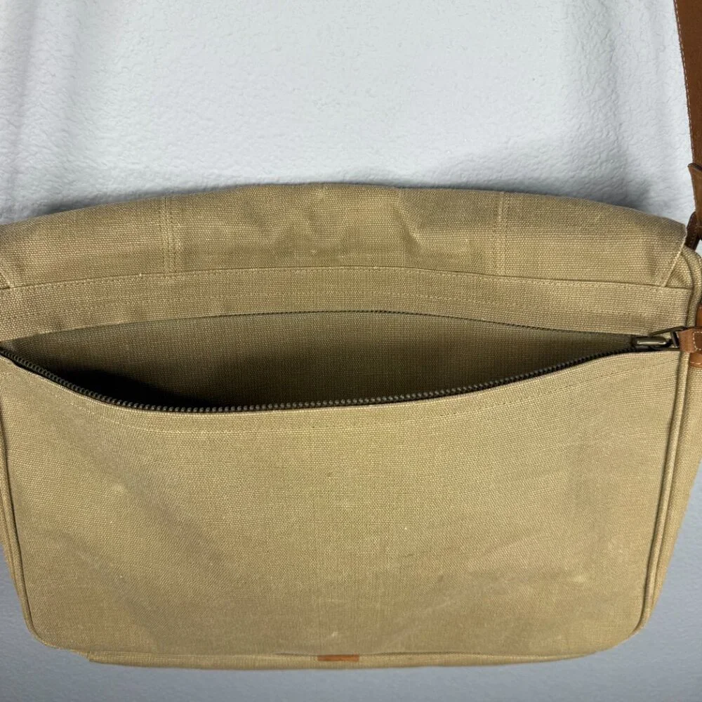 Cutter and Buck Canvas and Leather Laptop Bag